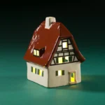 Leyk Lichthaus- Köhlerhaus- 1c (Dach braun / Läden grün) 2024 OVP