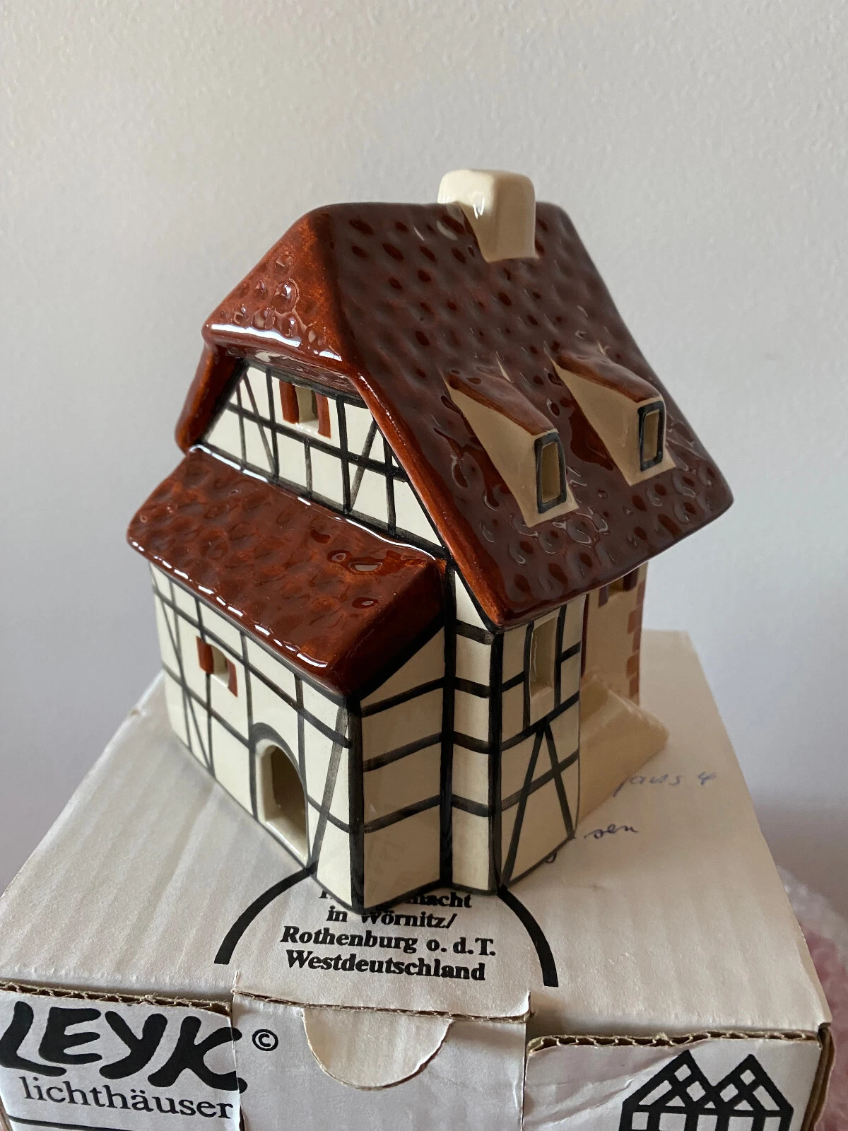 Lichthäuser Leyk Torturmensemble Haus 4 braun OVP-8a Lichthäuser Leyk Torturmensemble Haus 4 braun OVP – Bild 1