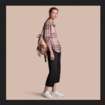 Burberry Baumwollbluse mit Karomuster Rechnung OVP