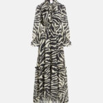 Max & Co. Maxikleid - Abendkleid - Farbe Grau/Camel