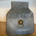 🌿 Ethan Chloe Glasvase – Stilvolle Deko in Grau & Gold 🌿