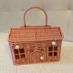 Kunststoff-Korb mit Deckel & Griff – Rattan-Optik Aufbewahrung