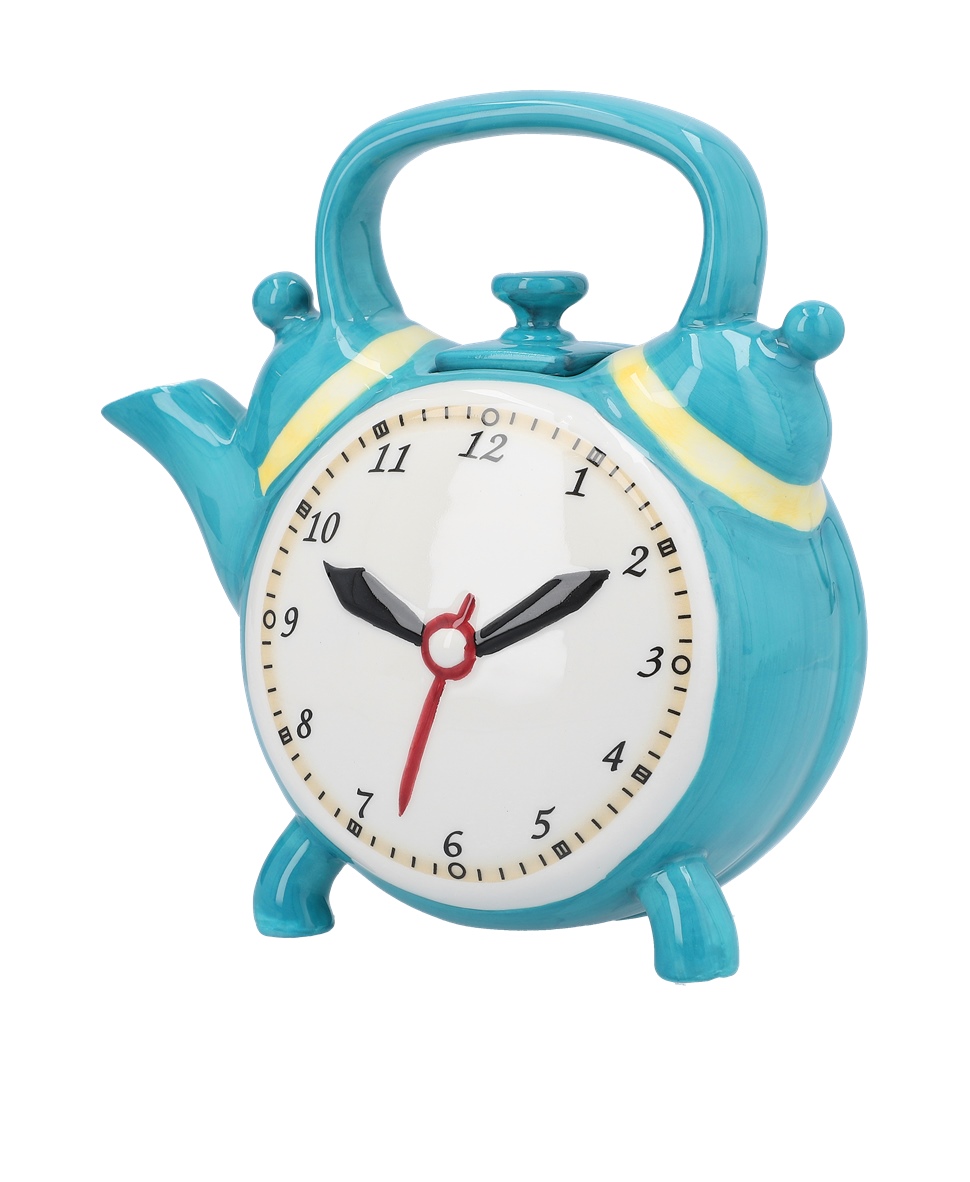 image_32254644_34_970x1182_0 🫖Jameson & Tailor Teekanne „Wecker“ – hellblau, mit Deckel NEU/OVP 🫖 – Bild 1