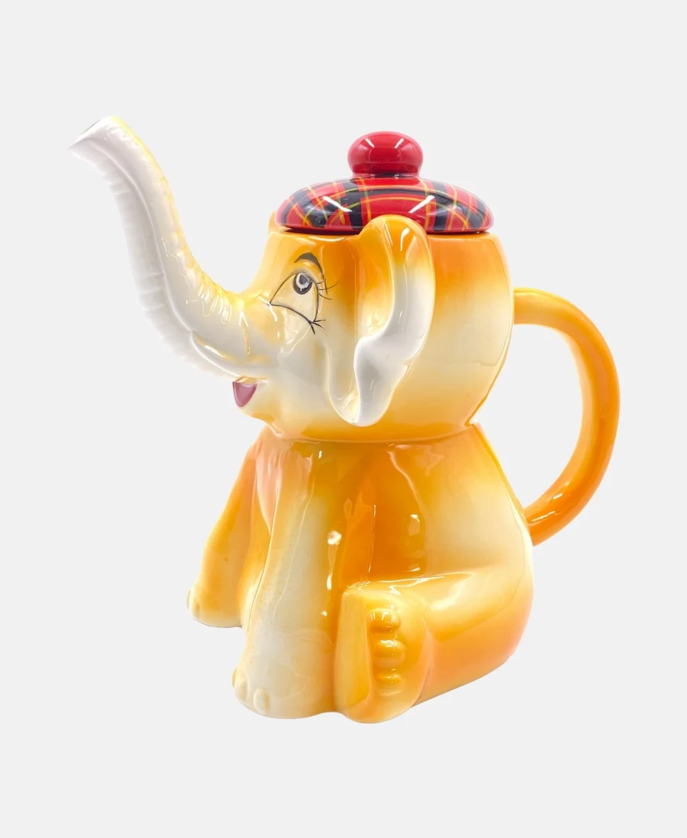 image_33000390_64_970x1182_0 🫖Teekanne von Jameson & Tailor NEU/OVP Orange Modell Elefant 🫖 – Bild 1