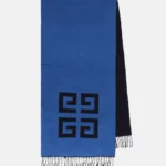 🧣 Givenchy Wollschal – Dunkelblau, Neu mit Etikett