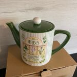 Keramik-Teekanne von Jameson & Tailor *Grün* Unikat* NEU in OVP