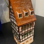 Leyk Lichthaus Stadthaus 1 äußerst seltenes Modell Dach braun/gold