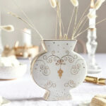 🌿 Pip Studio – Porzellanvase mit goldfarbenen Details NEU in OVP 🌿